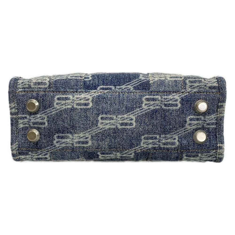 Balenciaga Hardware XS Tote Bag Tote Bag 693662 Light Blue Black Denim Leather - Picture 5 of 15